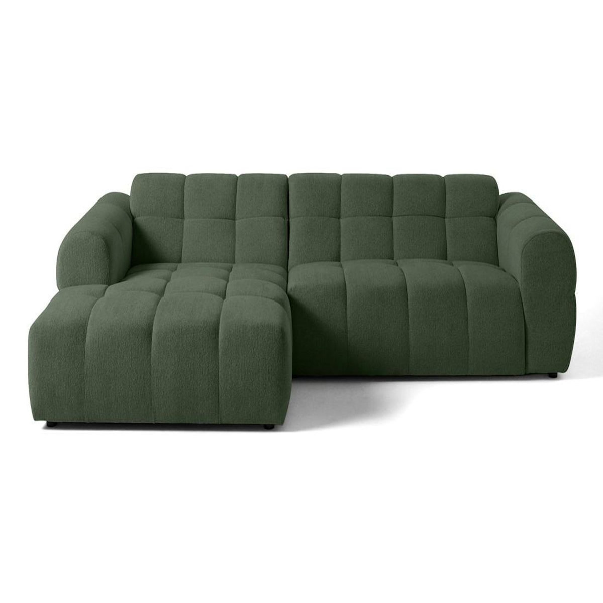 LISA DESIGN Ray - canapé d'angle gauche - 4 places - en tissu texturé