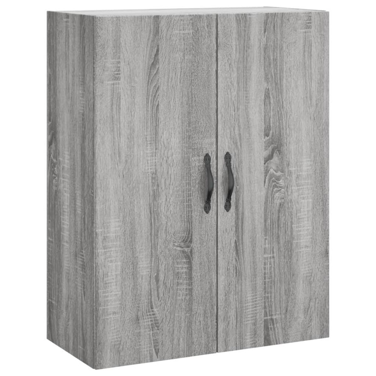 VIDAXL Buffet haut Sonoma gris 69,5x34x180 cm Bois d'ingenierie