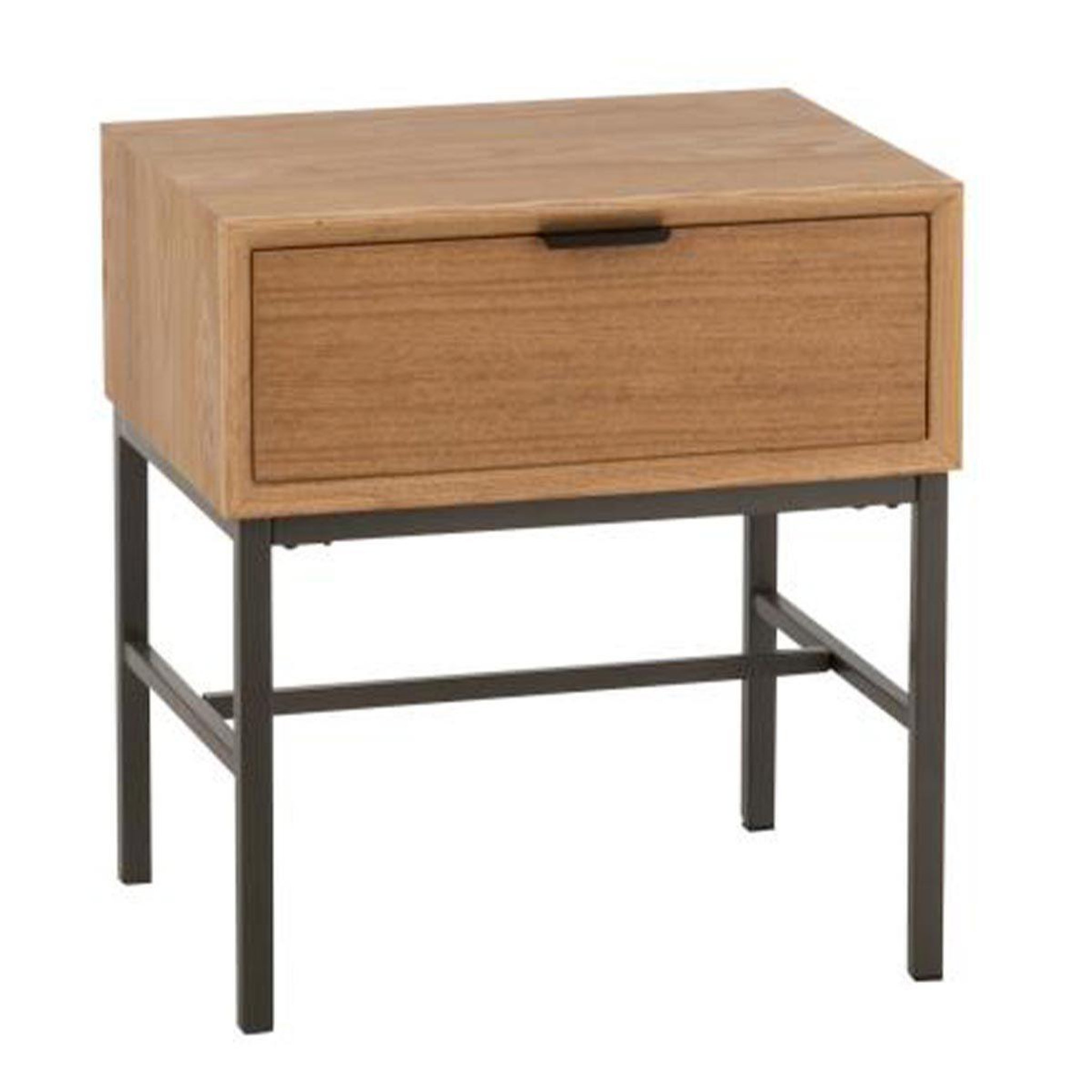 Voir la diapositive 1 : Paris Prix Table de Chevet en Bois  Guiseppe  51cm Naturel