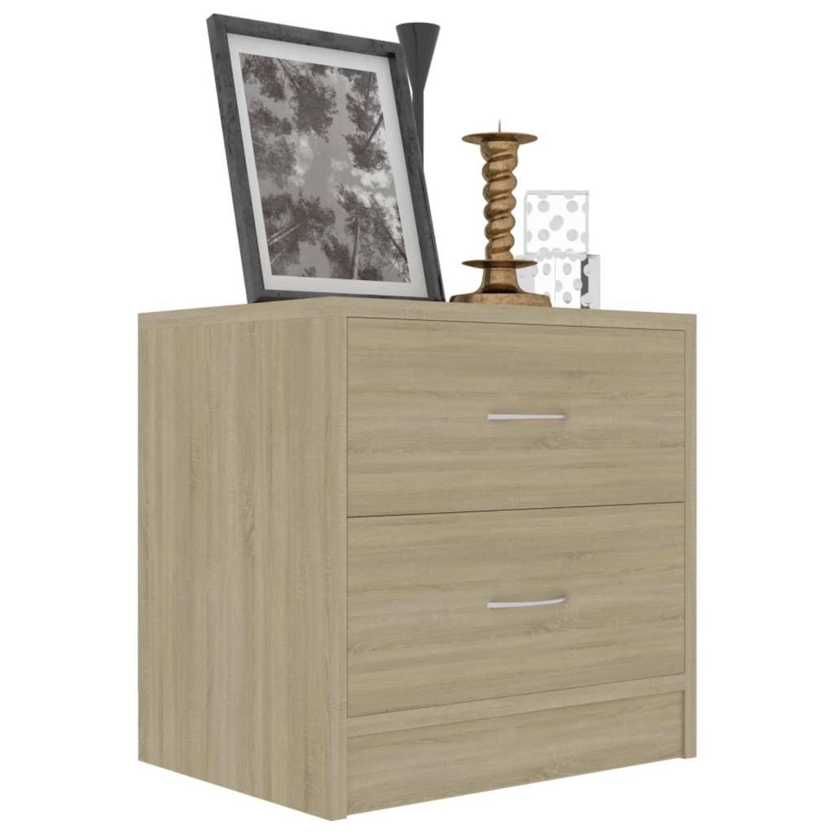 VIDAXL Table de chevet Chene sonoma 40x30x40 cm Bois d'ingenierie