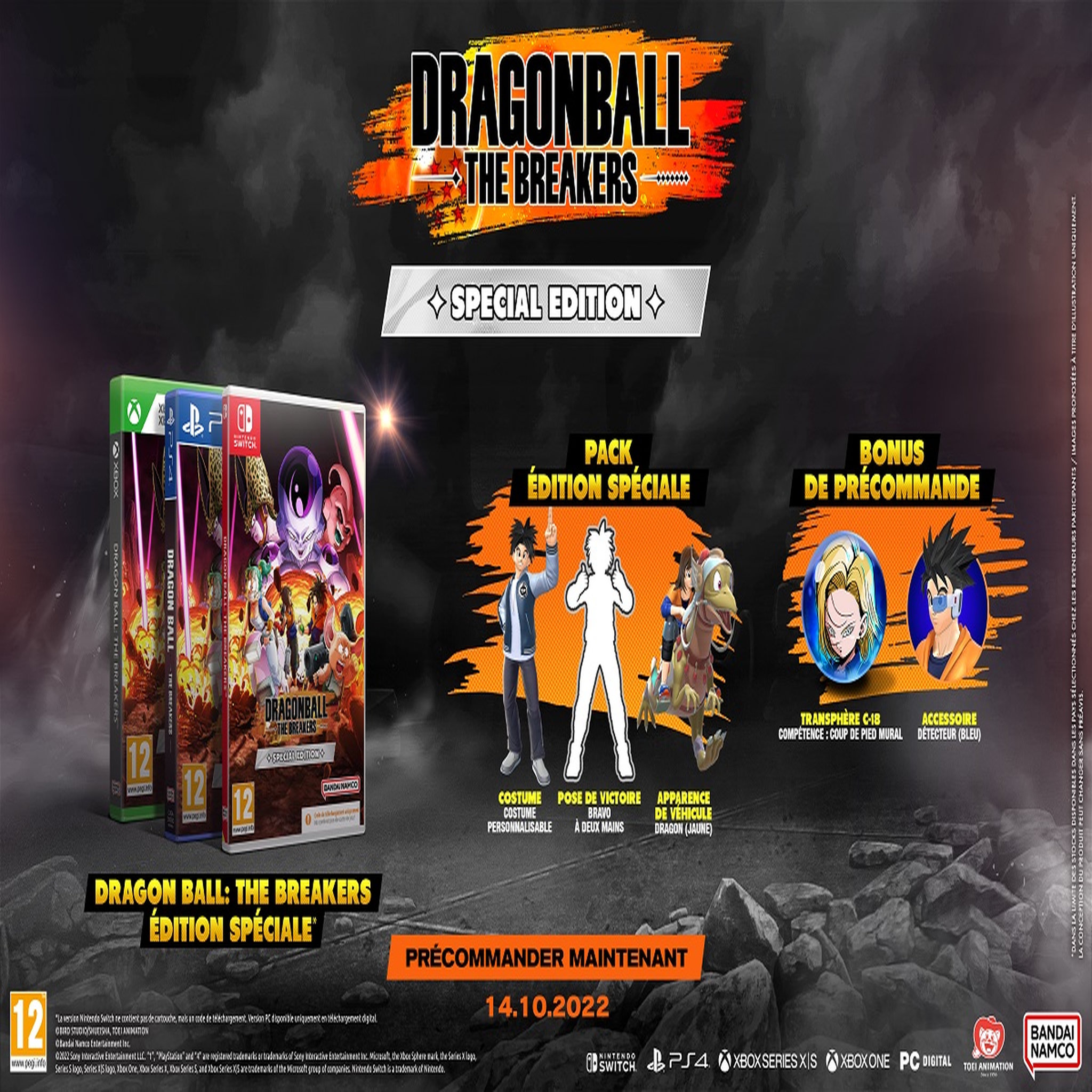 Voir la diapositive 2 : Dragon Ball The Breakers Edition Spéciale Nintendo Switch