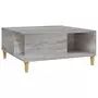VIDAXL Table basse sonoma gris 80x80x36,5 cm bois d'ingenierie