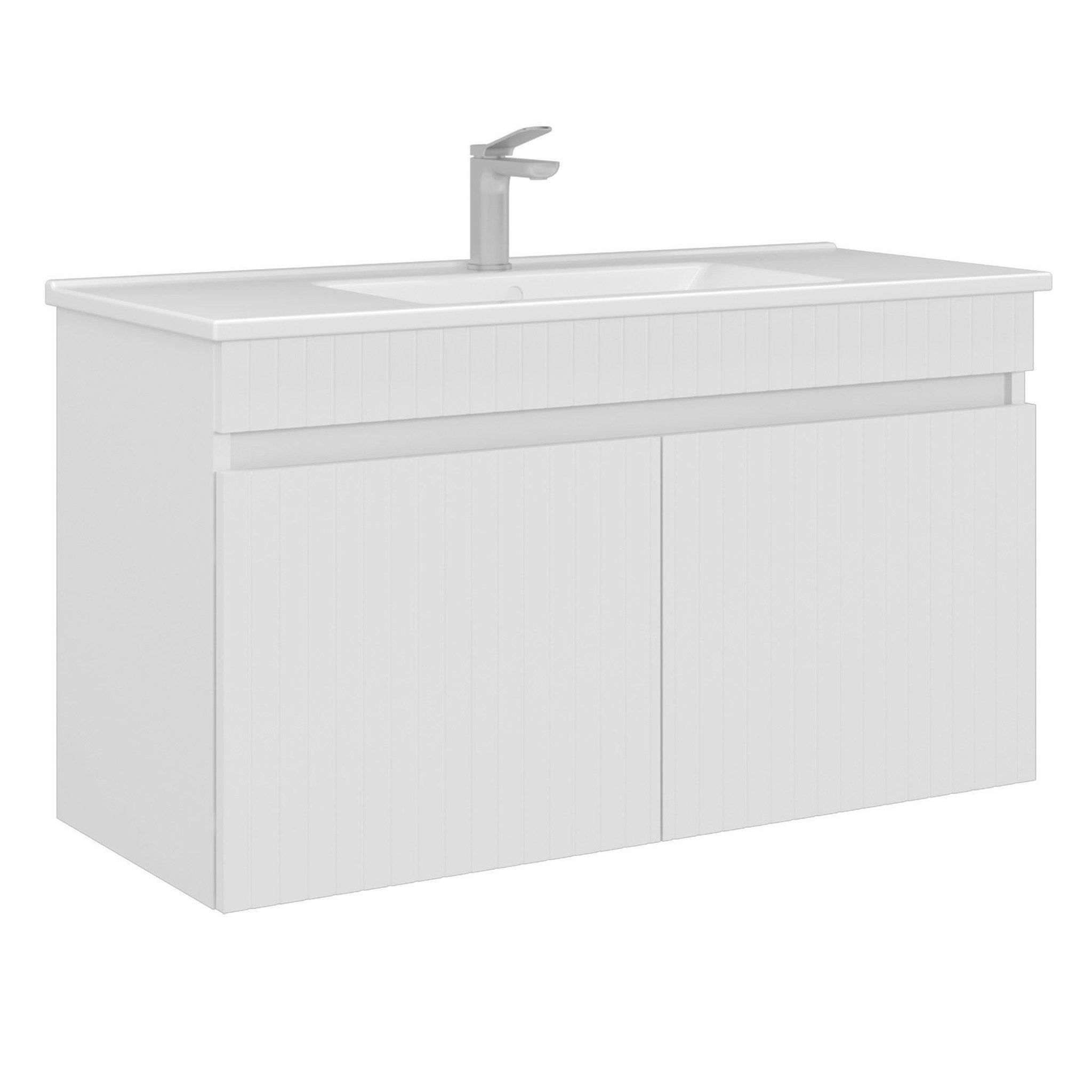 Habitat et Jardin Meuble Vasque  Tivoli 100  - 100 x 45 x 57 cm - Matte White