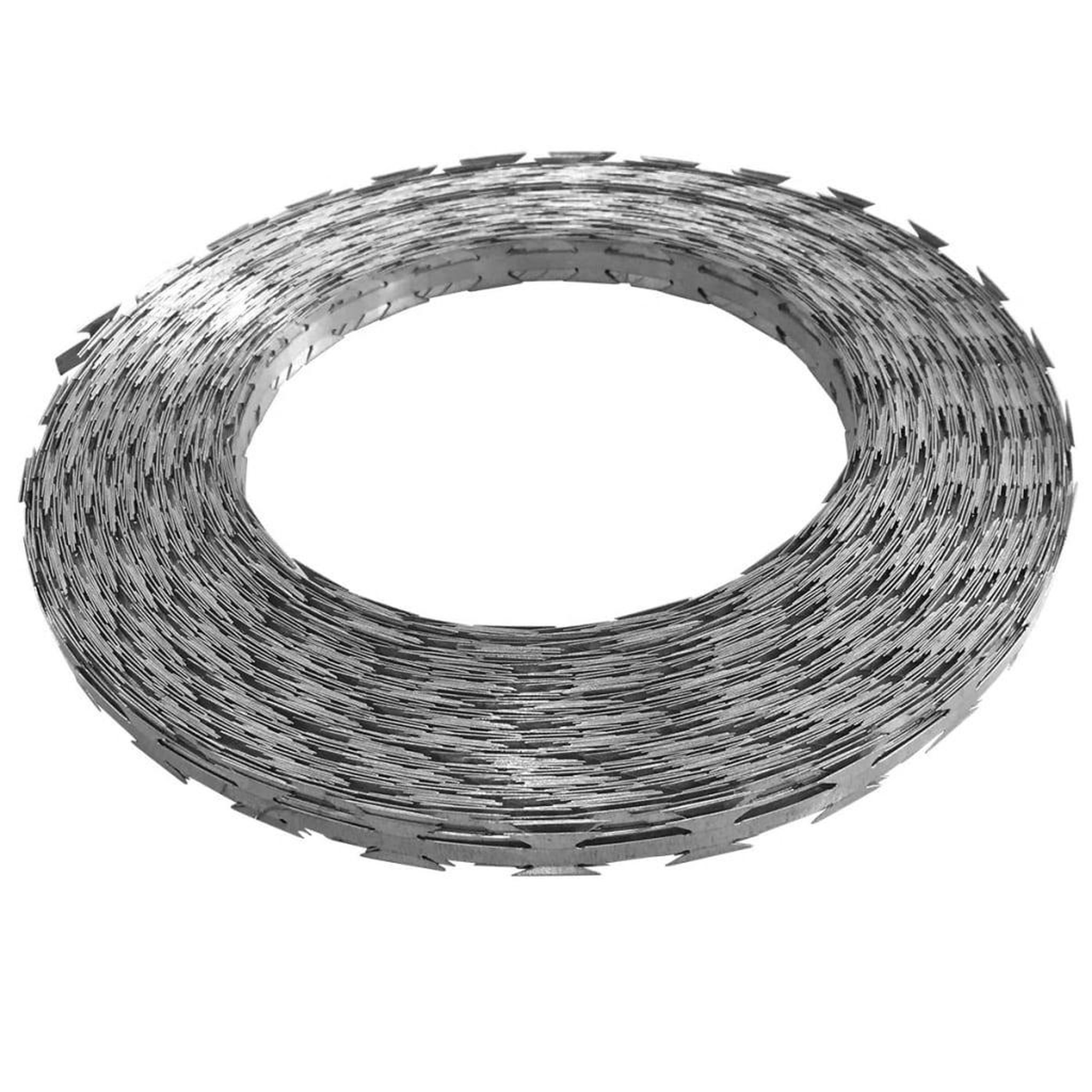 VIDAXL Fil barbele Concertina Acier galvanise 500 m