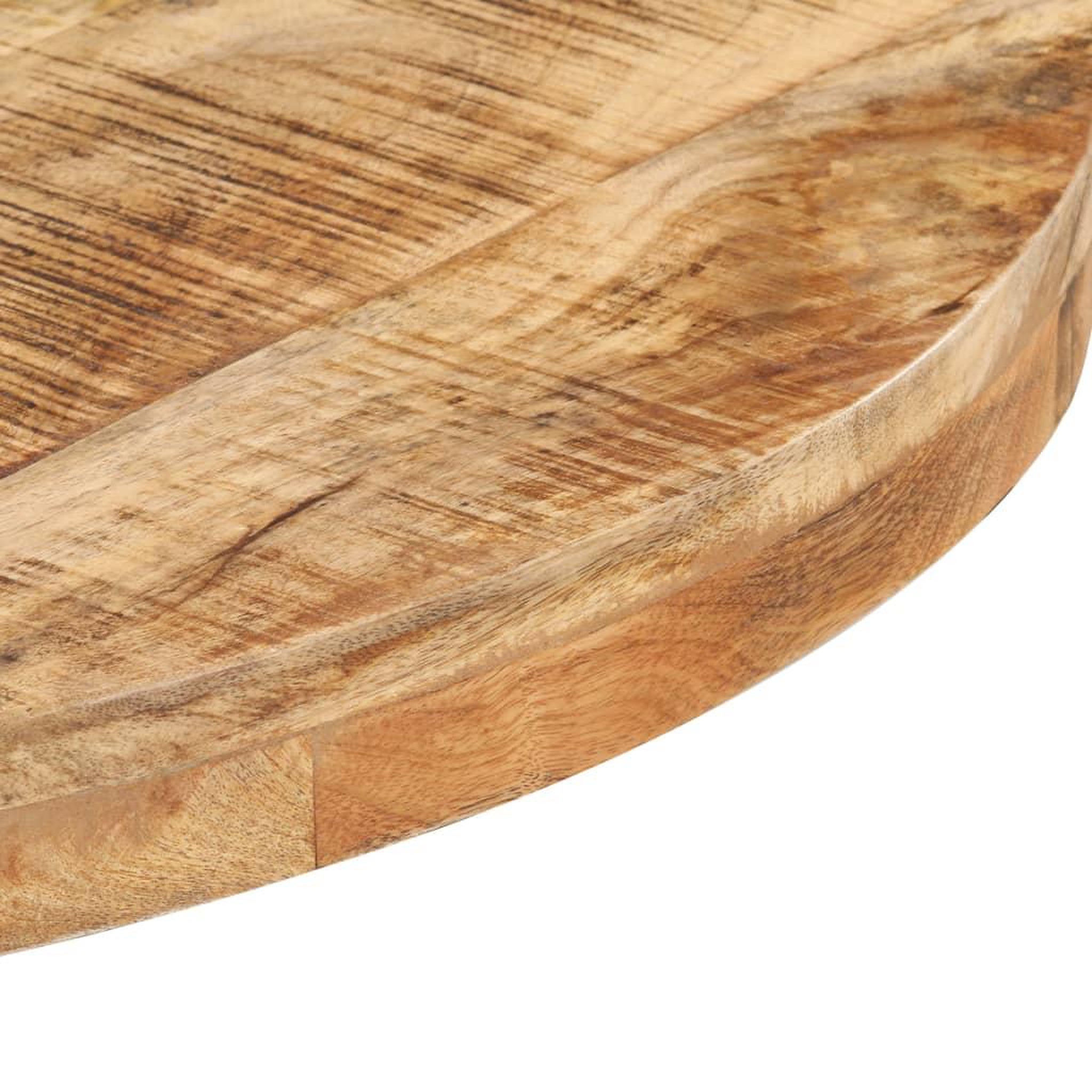 Voir la diapositive 4 : VIDAXL Table de bistro Ronde Ø80x75 cm Bois de manguier brut