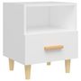 Voir la diapositive 5 : VIDAXL Tables de chevet 2 pcs Blanc 40x35x47 cm