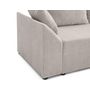 Voir la diapositive 5 : BEST MOBILIER Mike - canapé d'angle réversible - 4 places - convertible avec coffre - en velours côtelé