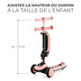 Voir la diapositive 5 : KINDERKRAFT Trottinette enfant pliante avec siege et roues lumineuses