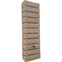 Voir la diapositive 1 : Belli Récupérateur d'eau mural aspect bois Beige - 300L - WOOD