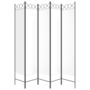 Voir la diapositive 4 : VIDAXL Cloison de separation 5 panneaux Blanc 200x200 cm Tissu