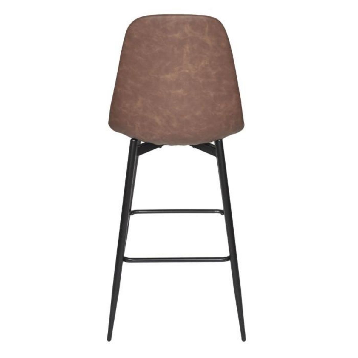Paris Prix Lot de 2 Chaises de Bar  Amber  106cm Marron