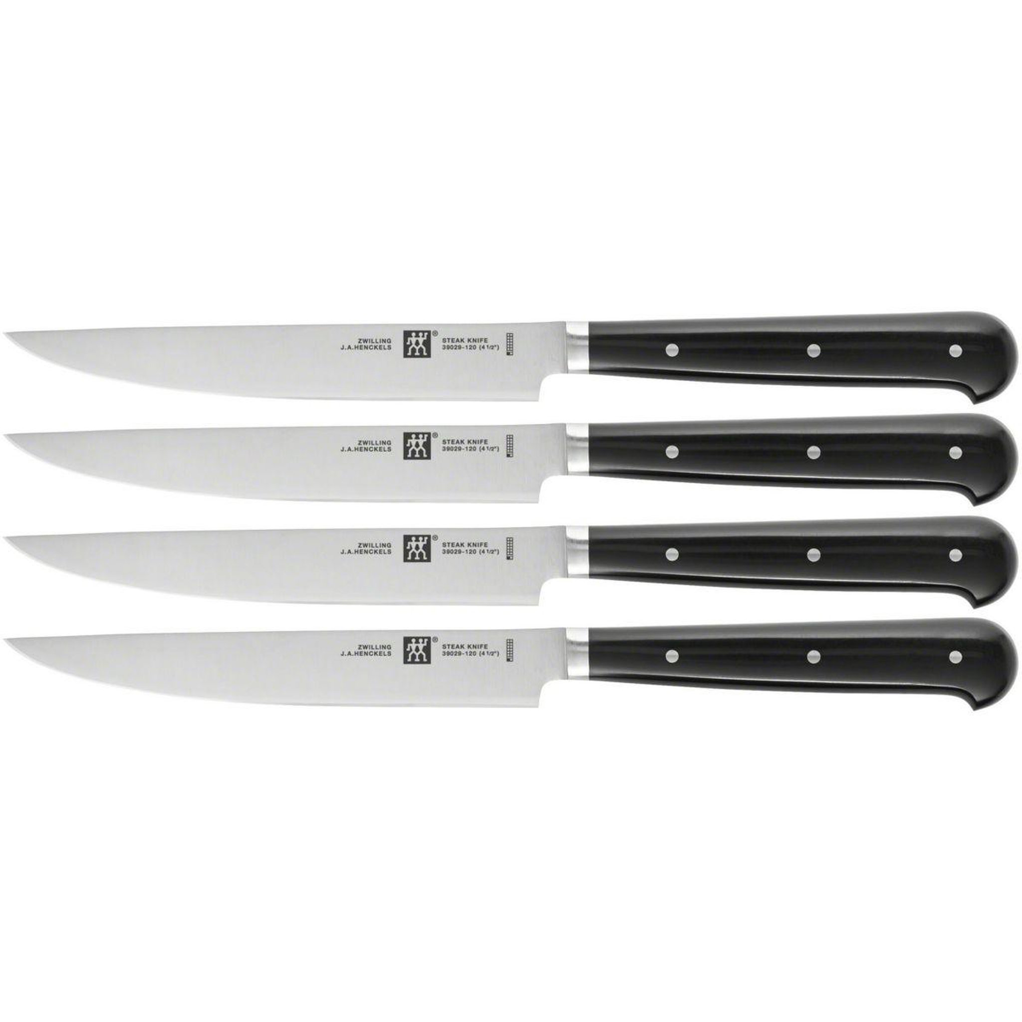 ZWILLING Couteau à steak 4 couteaux à steak lisse