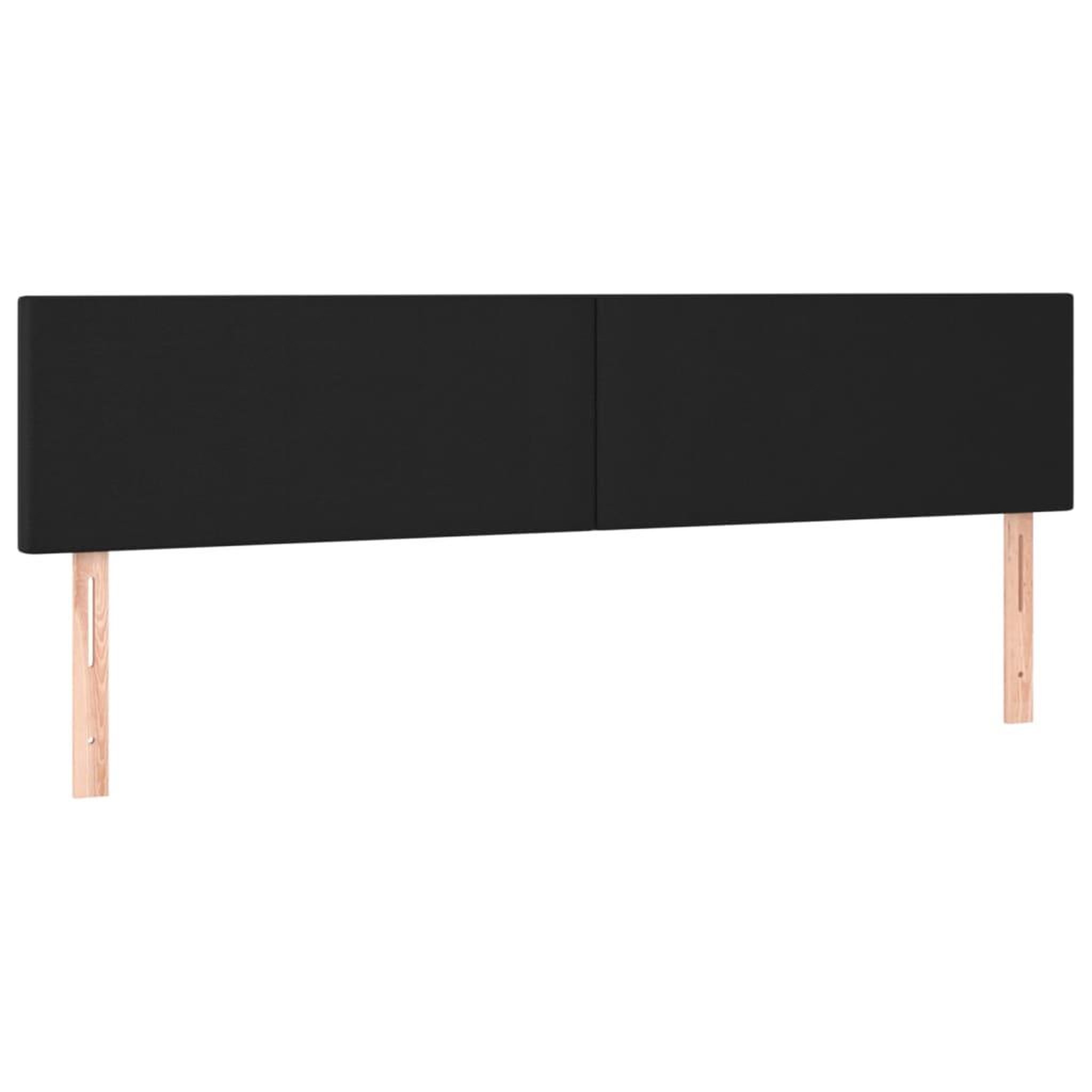Voir la diapositive 4 : VIDAXL Tete de lit a LED Noir 200x5x78/88 cm Similicuir