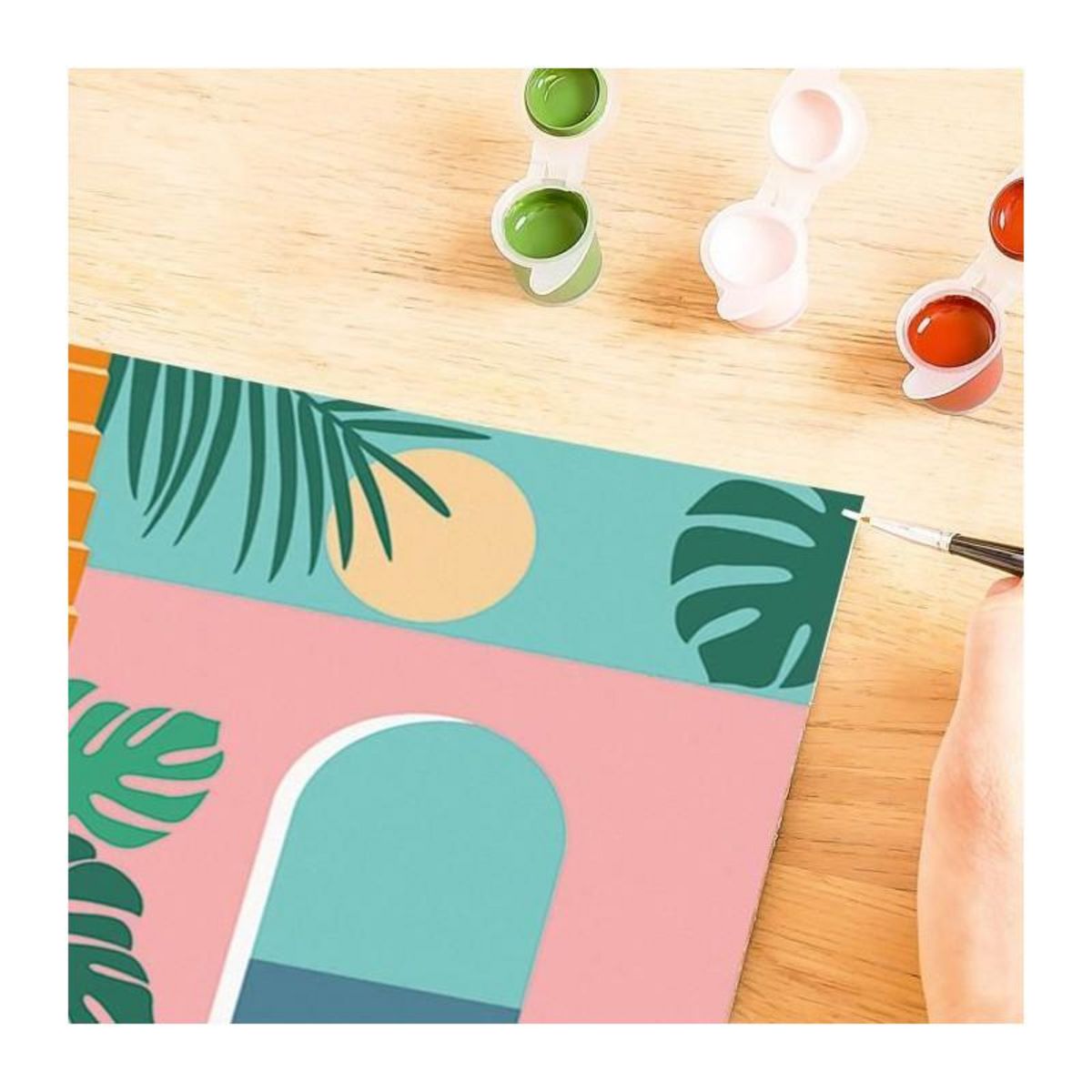 RAVENSBURGER CreArt 24x30 cm Vacation Mode, Adulte, Peinture par numéros, 25524, Ravensburger