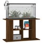 Voir la diapositive 3 : VIDAXL Support d aquarium chêne marron 100x40x60 cm bois d ingénierie