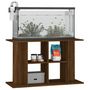 Voir la diapositive 3 : VIDAXL Support d aquarium chêne marron 100x40x60 cm bois d ingénierie