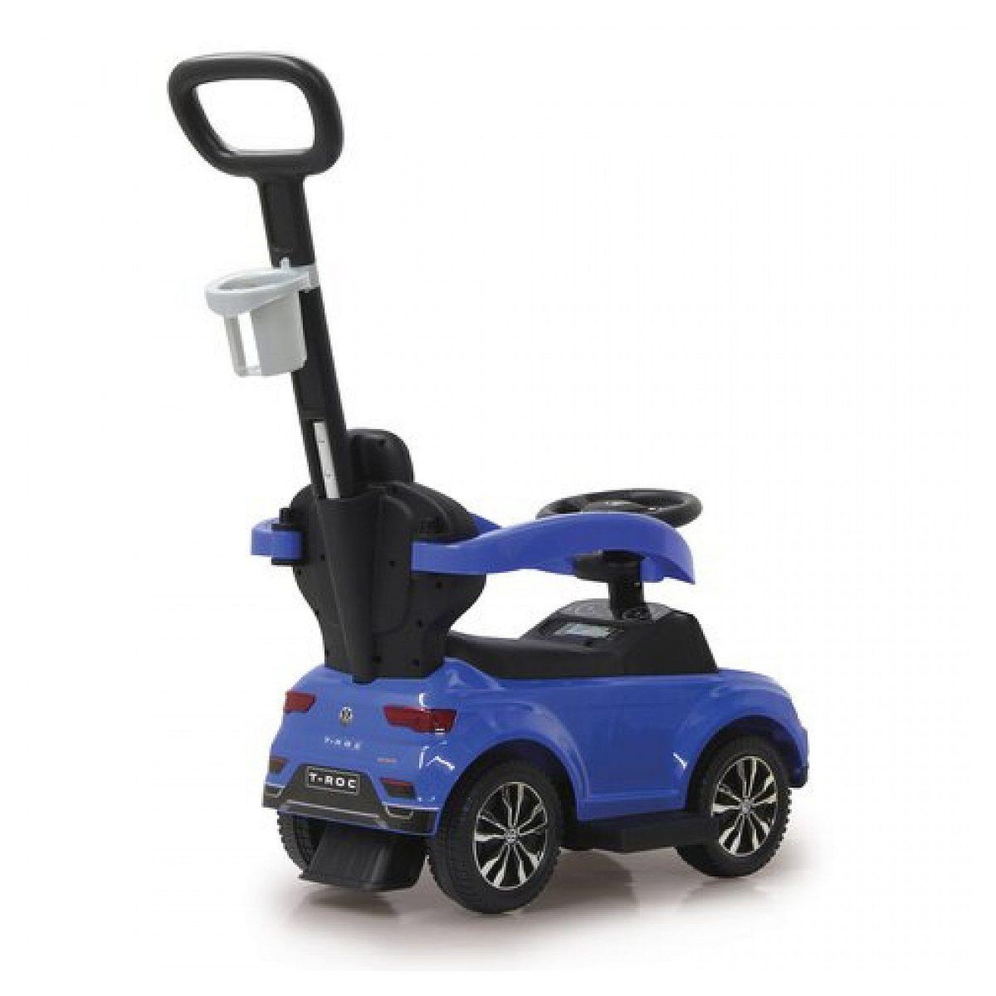 Voir la diapositive 2 : Jamara Push-car vw t-roc 3en1 bleu