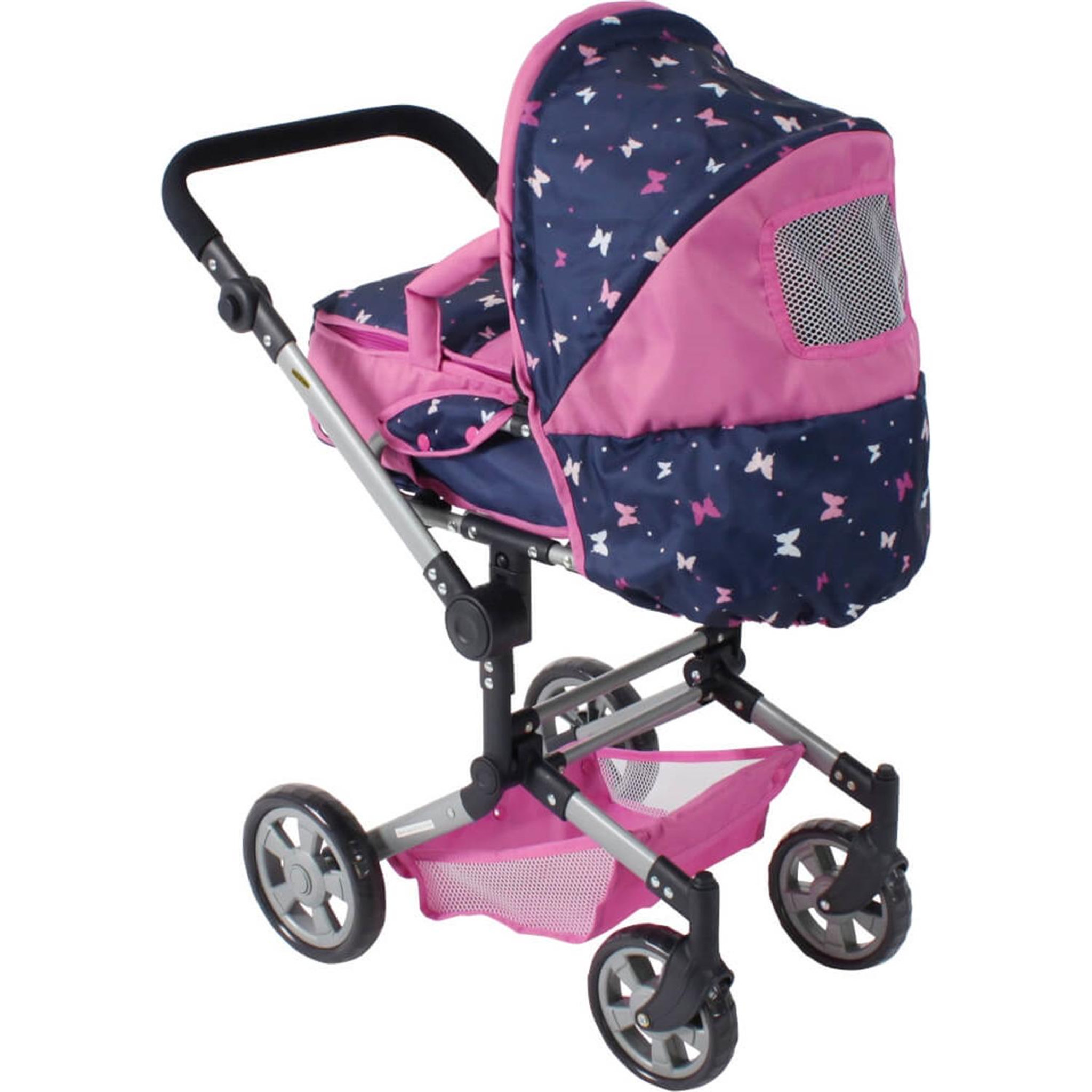 Voir la diapositive 3 : BAYER CHIC 2000 Poussette de poupée combinée JARA Papillon