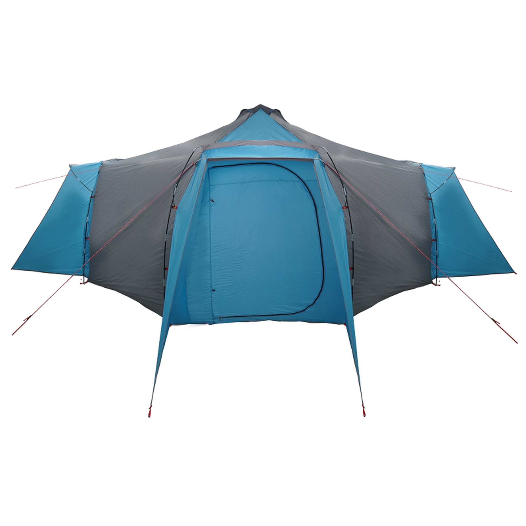 Voir la diapositive 6 : VIDAXL Tente Familiale Tipi Bleue 8 Personnes Étanche