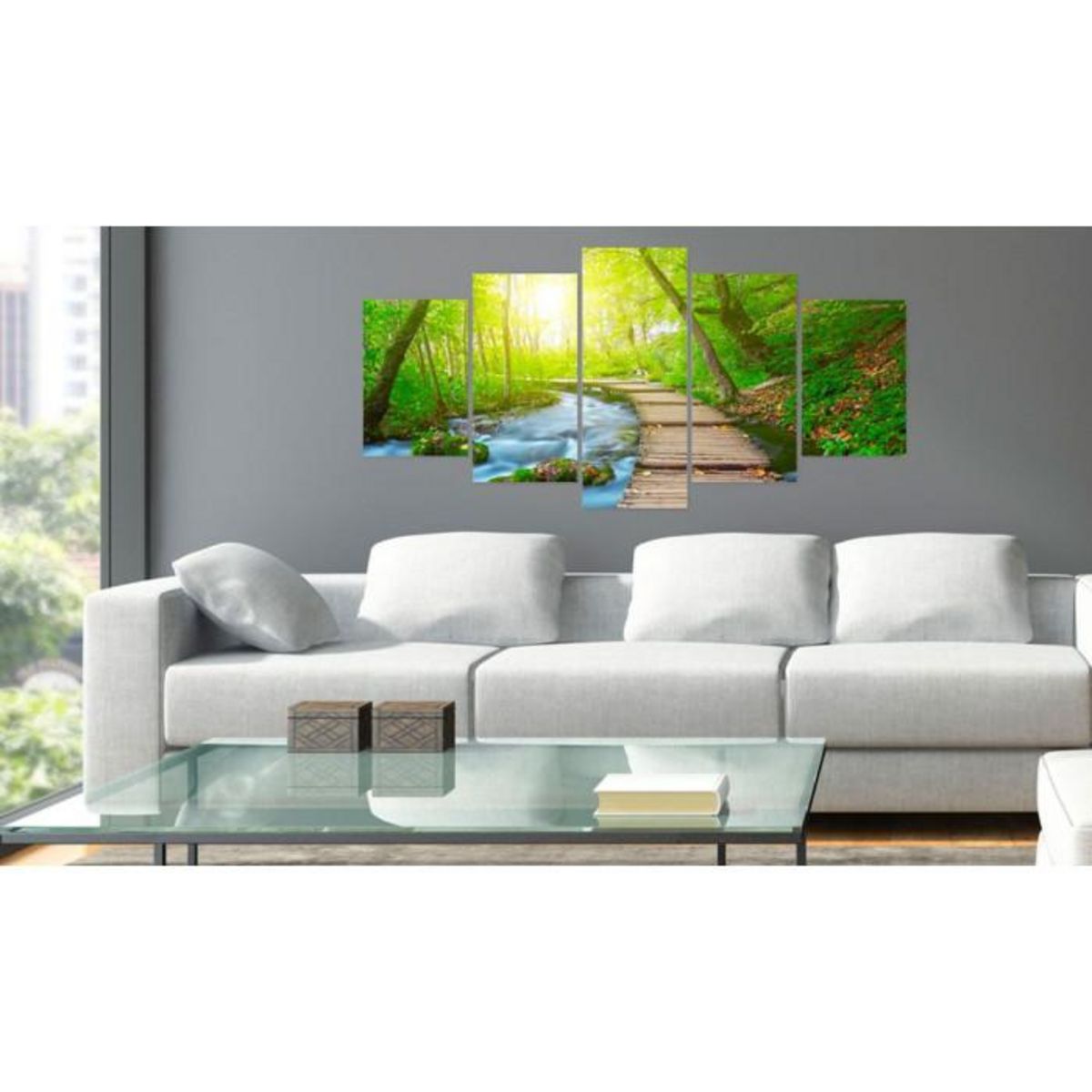 Paris Prix Tableau Imprimé  Sunny Forest