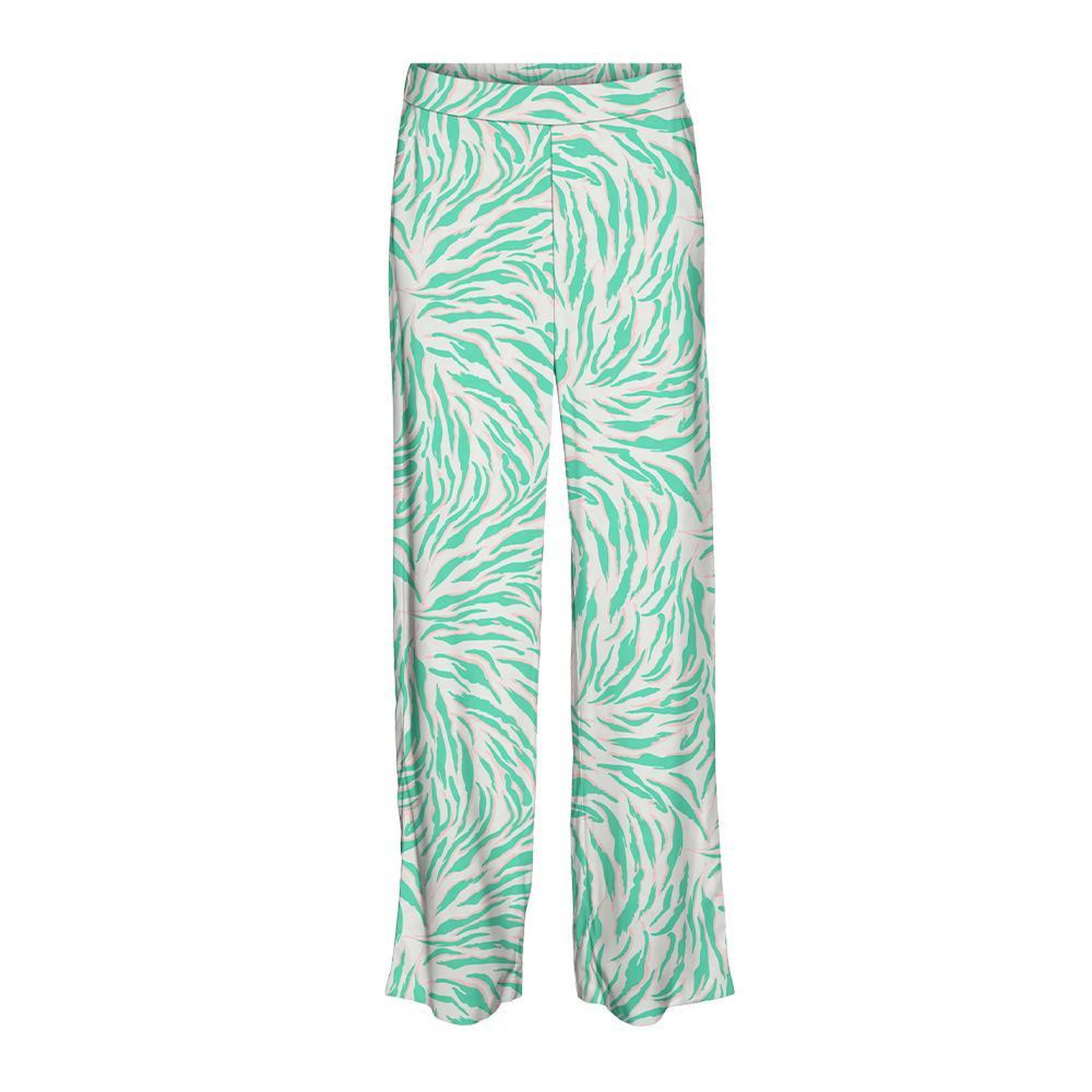 Vero Moda Pantalon Fluide /Jaune/Rose à Motifs Femme Vero Moda Easy Joy
