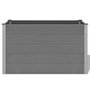 Voir la diapositive 4 : VIDAXL Lit sureleve de jardin WPC 150x50x91 cm Gris