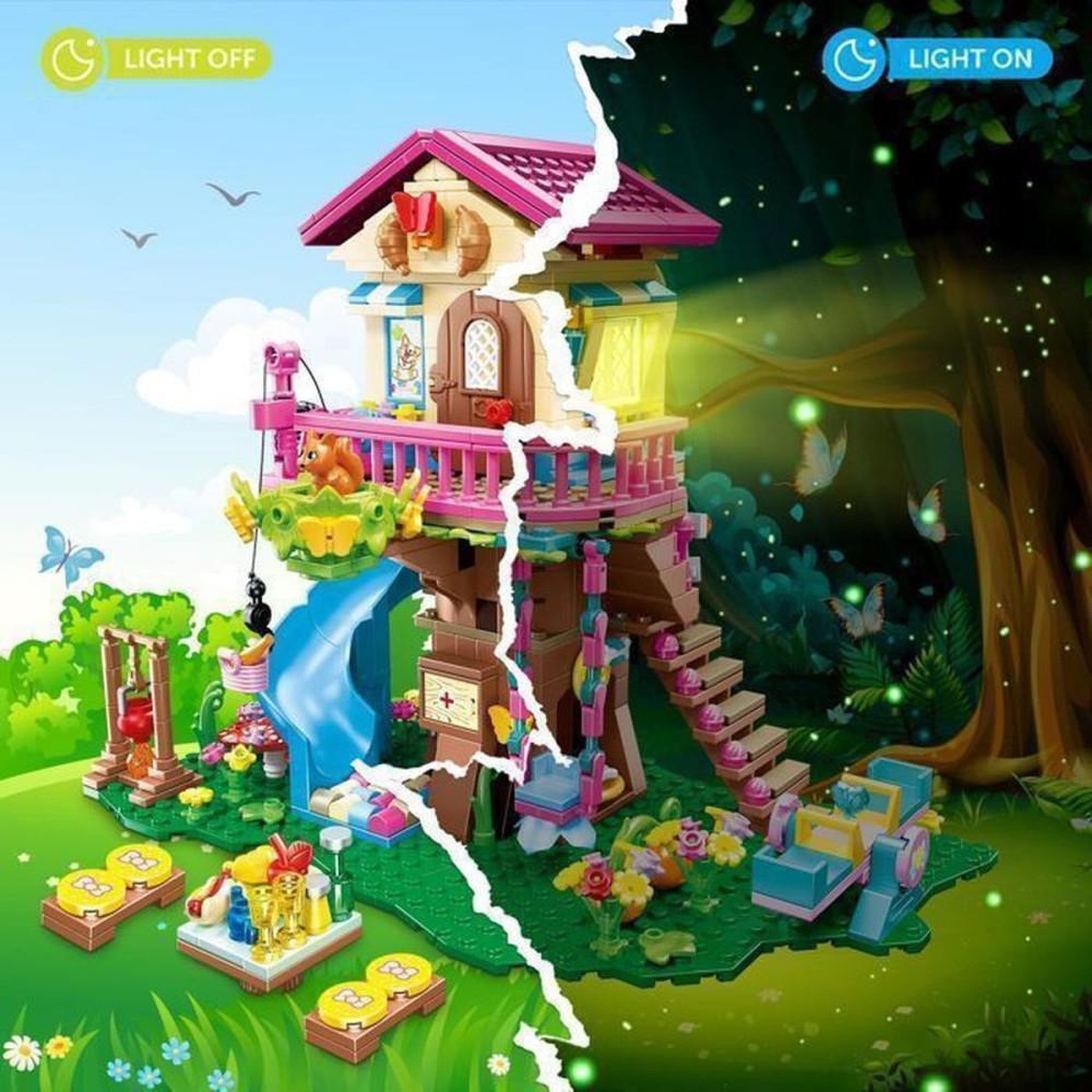 Voir la diapositive 5 : Jeu de construction robot 25 en 1 de 577 pièces avec éclairage LED