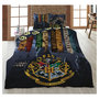 Voir la diapositive 1 : HARRY POTTER Parure housse de couette en coton 57 fils HARRY POTTER