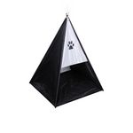 DIVERS Tente tipi pour chien - Taille S. Coloris disponibles : Noir, Rouge, Violet