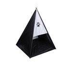 DIVERS Tente tipi pour chien - Taille S. Coloris disponibles : Rouge, Noir, Violet