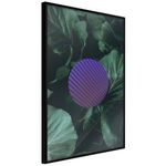 Paris Prix Affiche Murale Encadrée  In a Thicket of Leaves. Coloris disponibles : Noir, Jaune