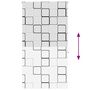 Voir la diapositive 5 : VIDAXL Store enrouleur de douche 130x240 cm largeur du tissu 126 cm