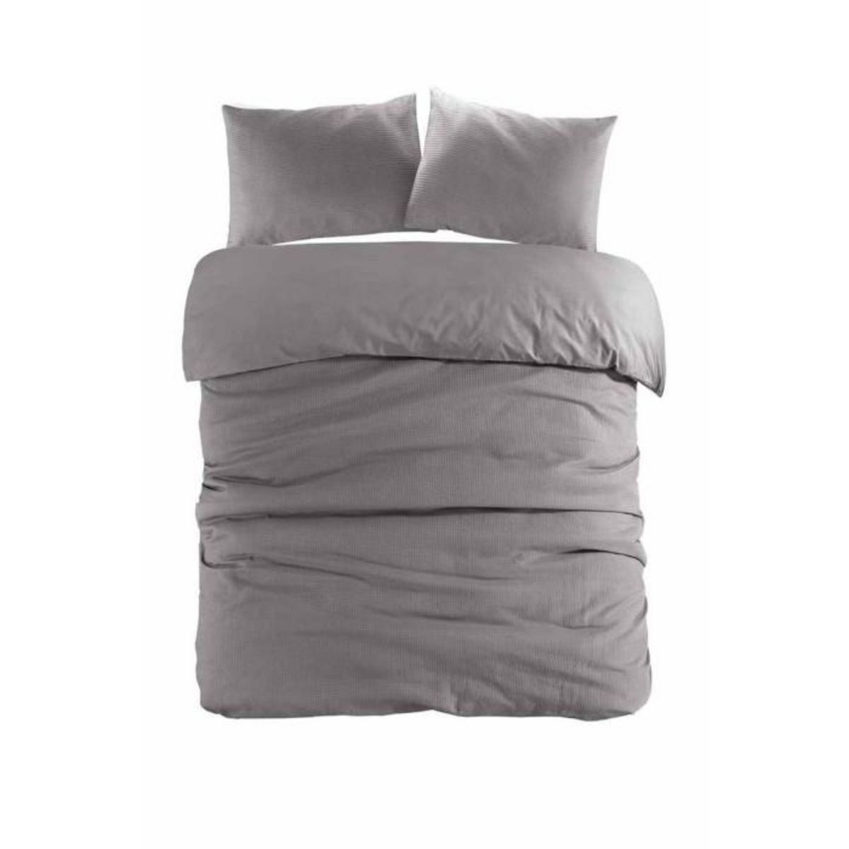 Paris Prix Parure de Lit 2 Pièces  Carla  140x200cm Gris
