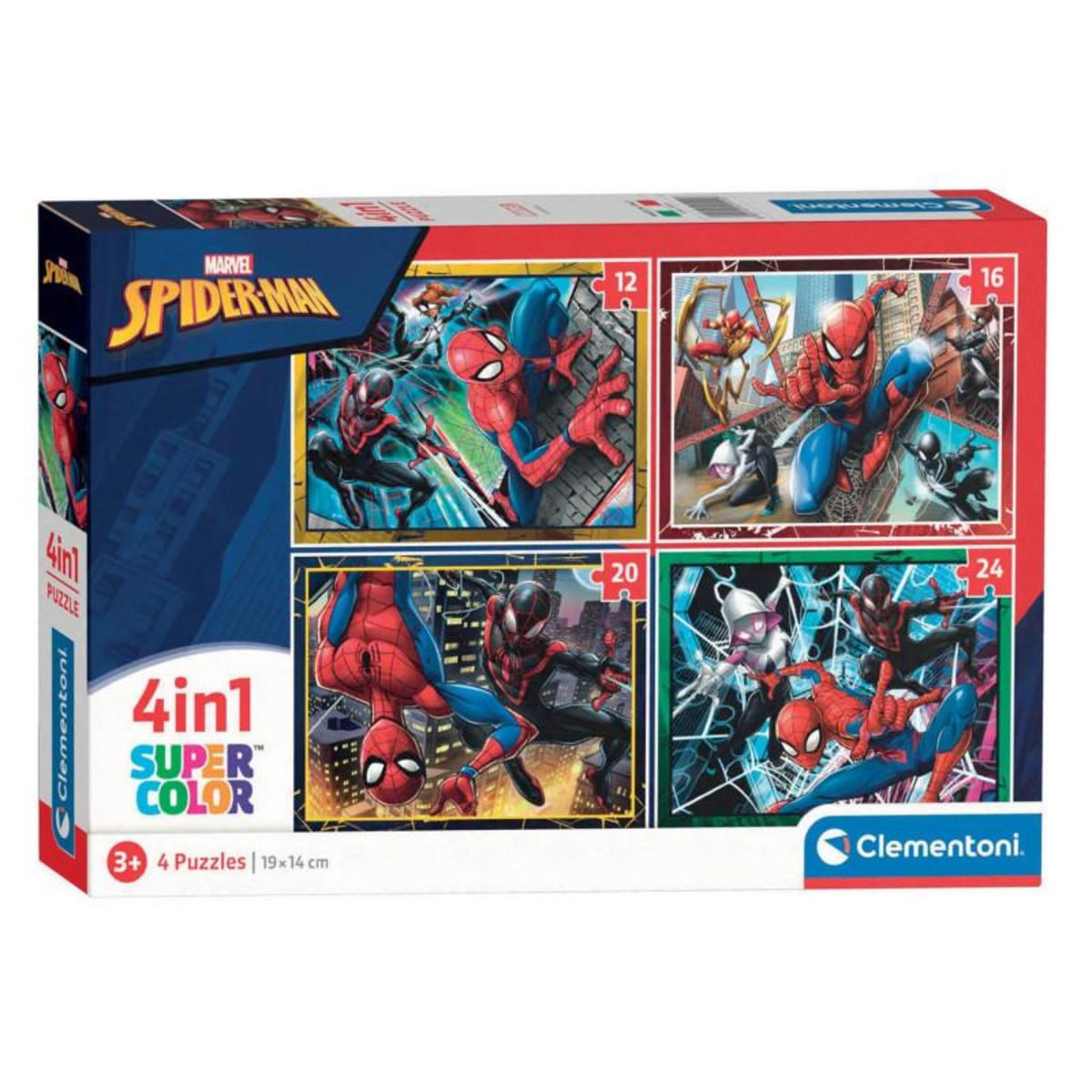 CLEMENTONI Clementoni Puzzles Marvel Spiderman, 4in1 21515