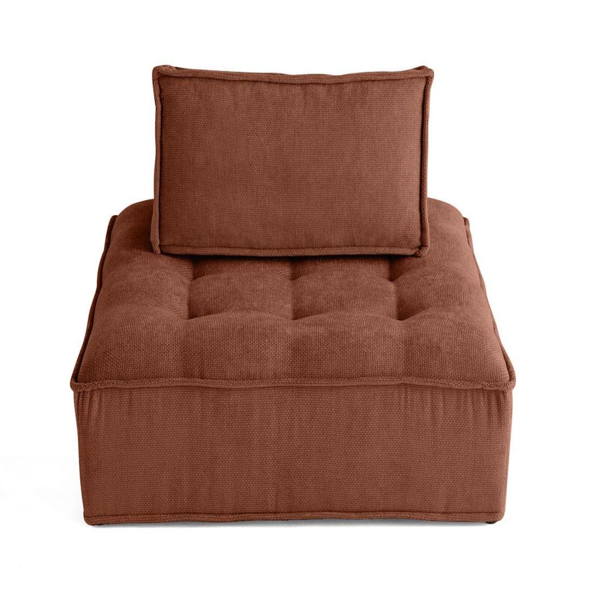 LISA DESIGN Marisol - module d'assise - velours texturé