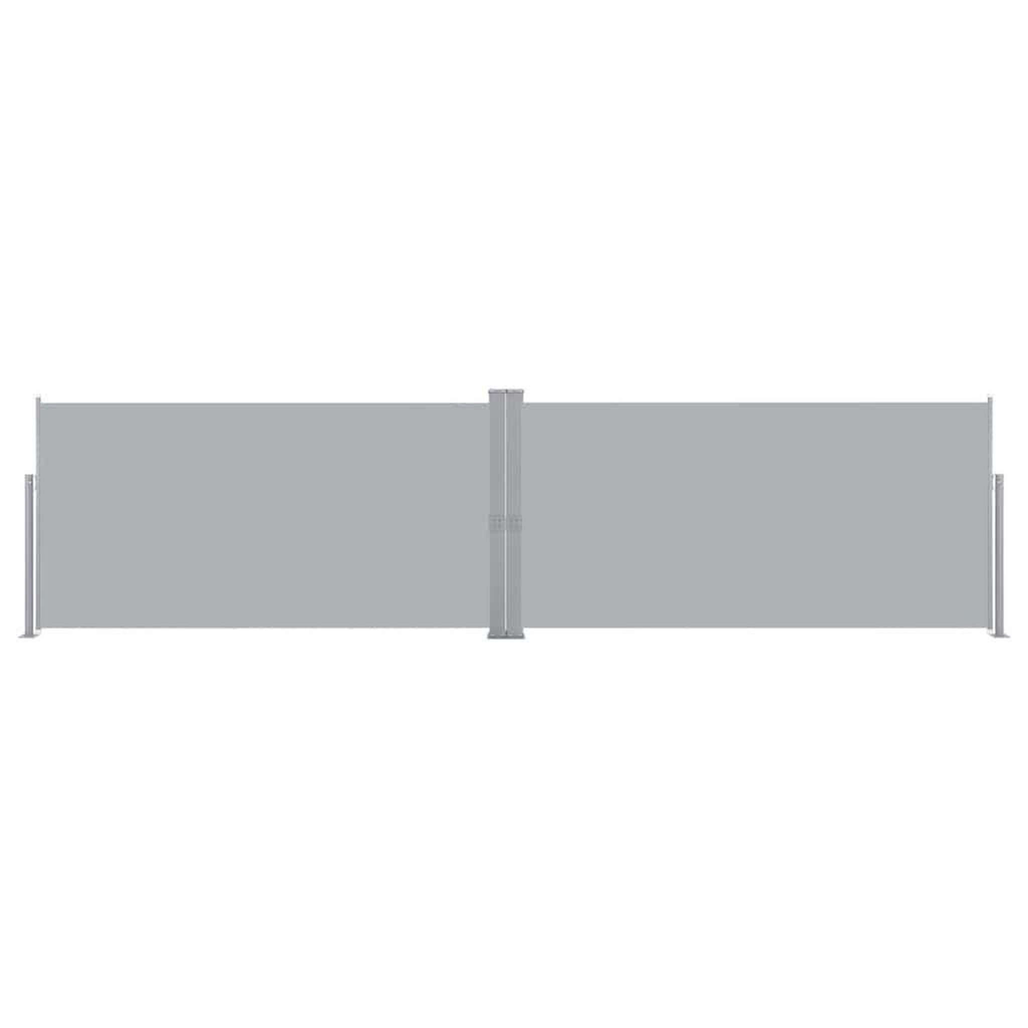 Voir la diapositive 2 : VIDAXL Auvent lateral retractable 160x600 cm gris