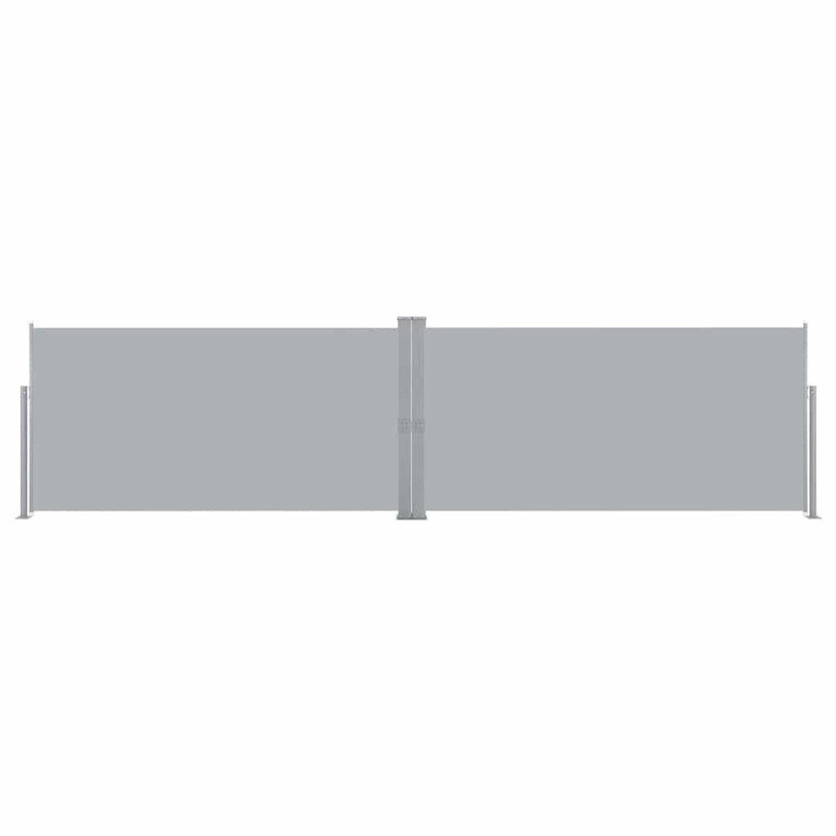 VIDAXL Auvent lateral retractable 160x600 cm Gris