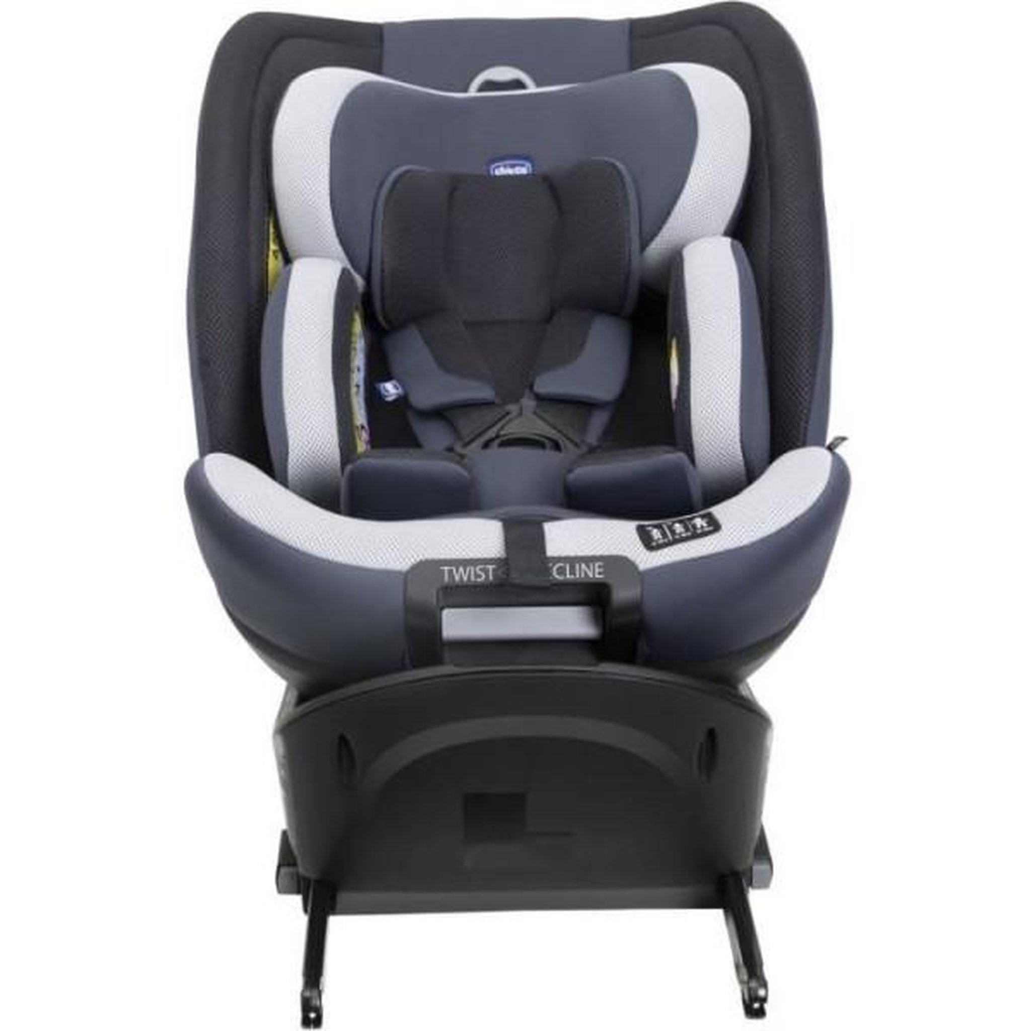 Voir la diapositive 5 : CHICCO Siege Auto Siege-auto - CHICCO - EVERONE - Groupe 0/1/2/3 - I-Size - Pivotant - Inclinable - Réducteur - Silver