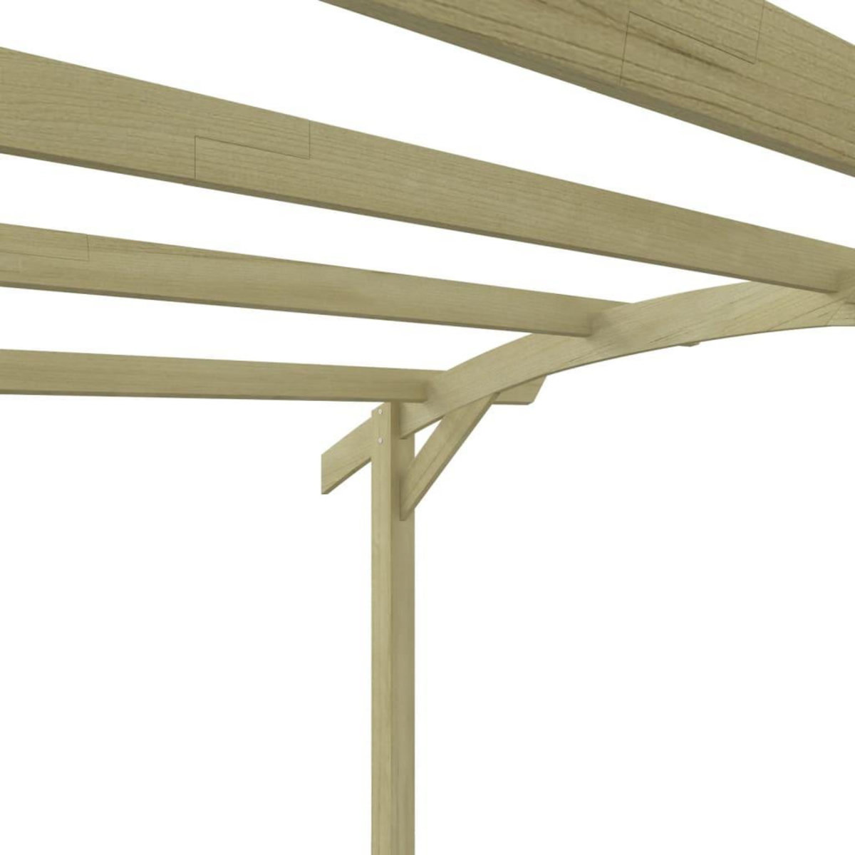 VIDAXL Pergola de jardin 180x197x210 cm Bois de pin impregne