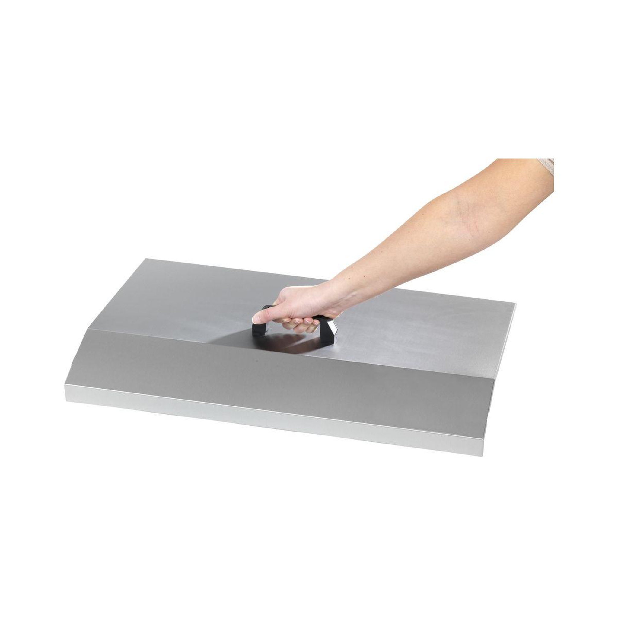 Voir la diapositive 1 : KRAMPOUZ Couvercle plancha acp9 - plancha saveur inox