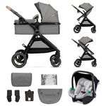 KINDERKRAFT Poussette Trio ESME. Coloris disponibles : Noir