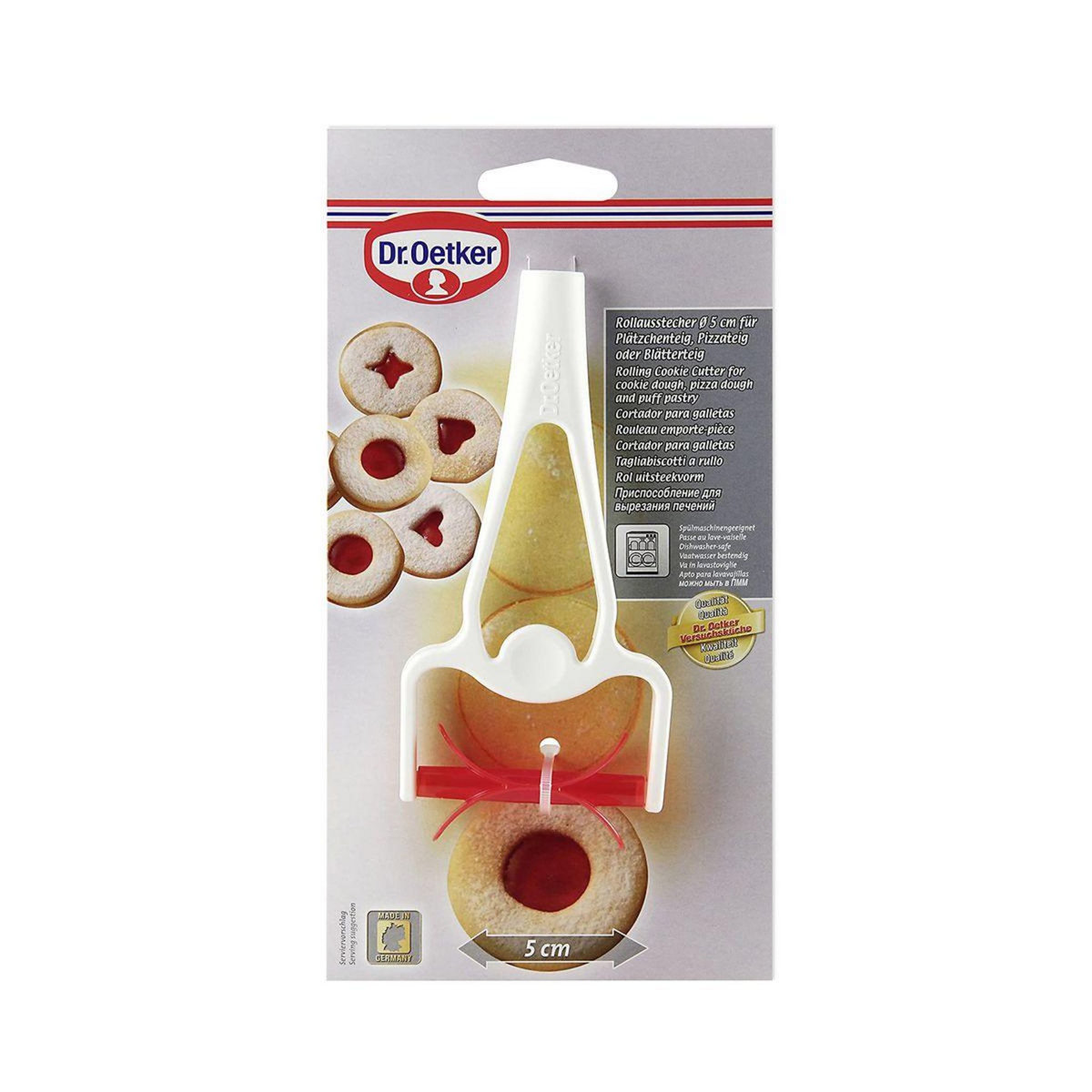 DR.OETKER Rouleau découpe pâte 14 cm Dr.Oetker Baker Edition