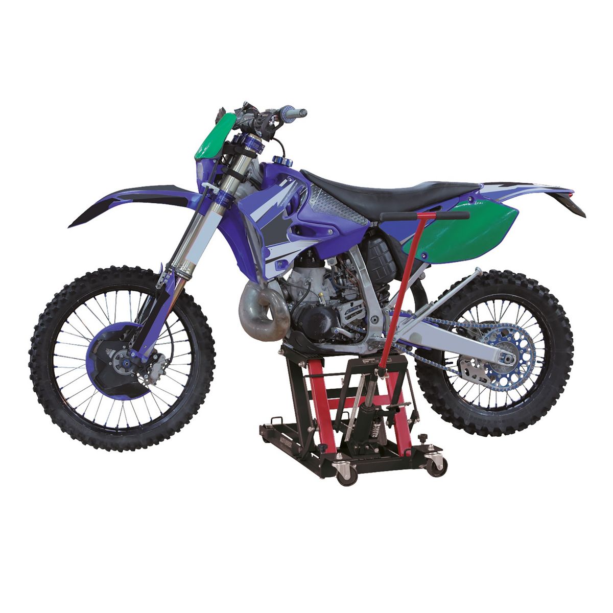 Autobest Lève-moto hydraulique - 680 kg