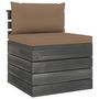 Voir la diapositive 4 : VIDAXL Salon palette de jardin 6 pcs avec coussins Bois de pin massif