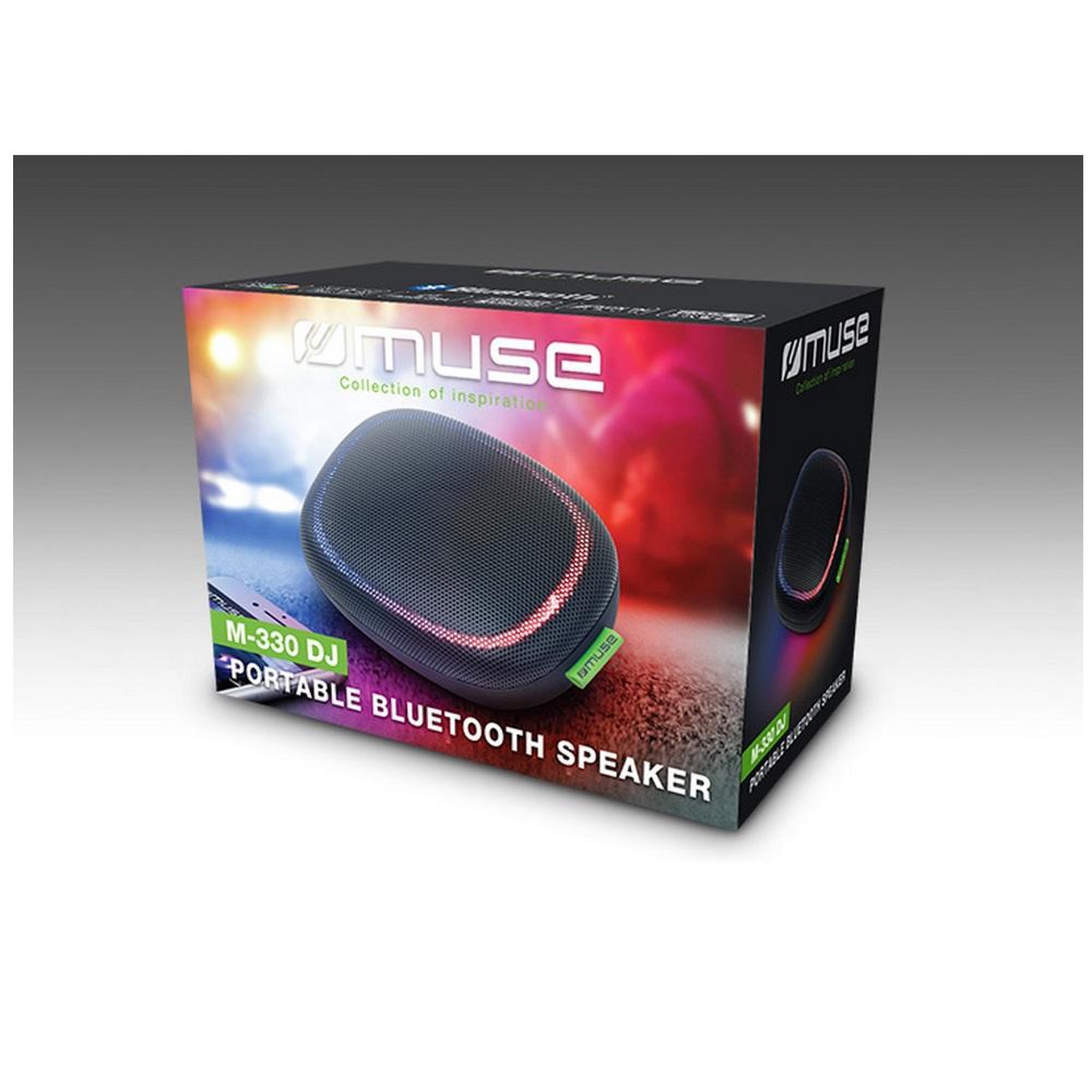 Voir la diapositive 5 : Muse Enceinte nomade bluetooth noir - M 330 DJ