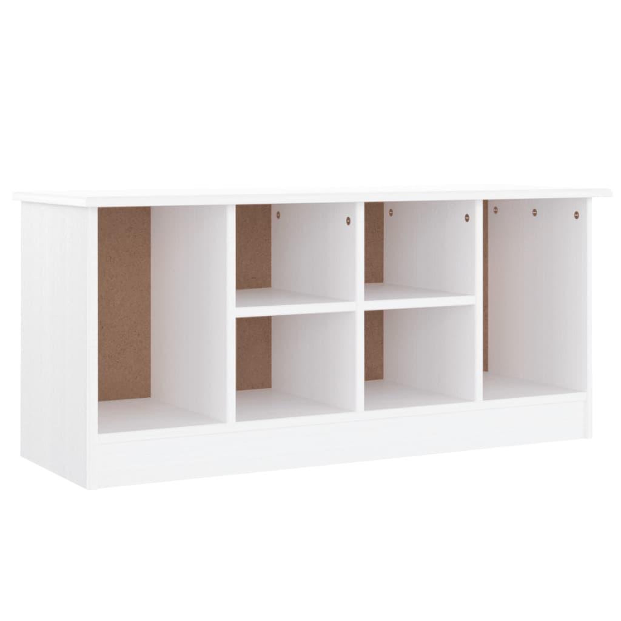 Voir la diapositive 2 : VIDAXL Banc a chaussures ALTA blanc 100x35x45 cm bois massif de pin