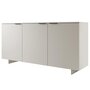 Voir la diapositive 1 : BEST MOBILIER Canterbury - buffet bas - 3 portes - beige - 3 portes - 180 cm