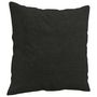 Voir la diapositive 6 : VIDAXL Canapé 3 places avec oreillers décoratifs noir 180 cm tissu