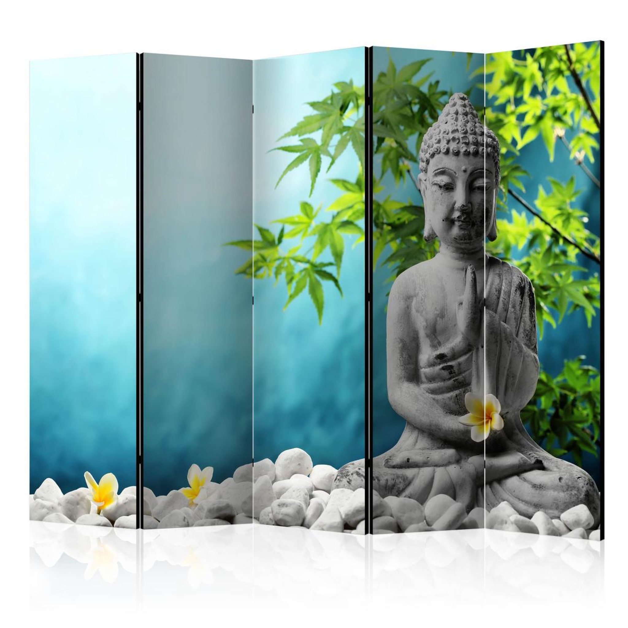 Paris Prix Paravent 5 volets  buddha : beauty of meditation  172x225cm