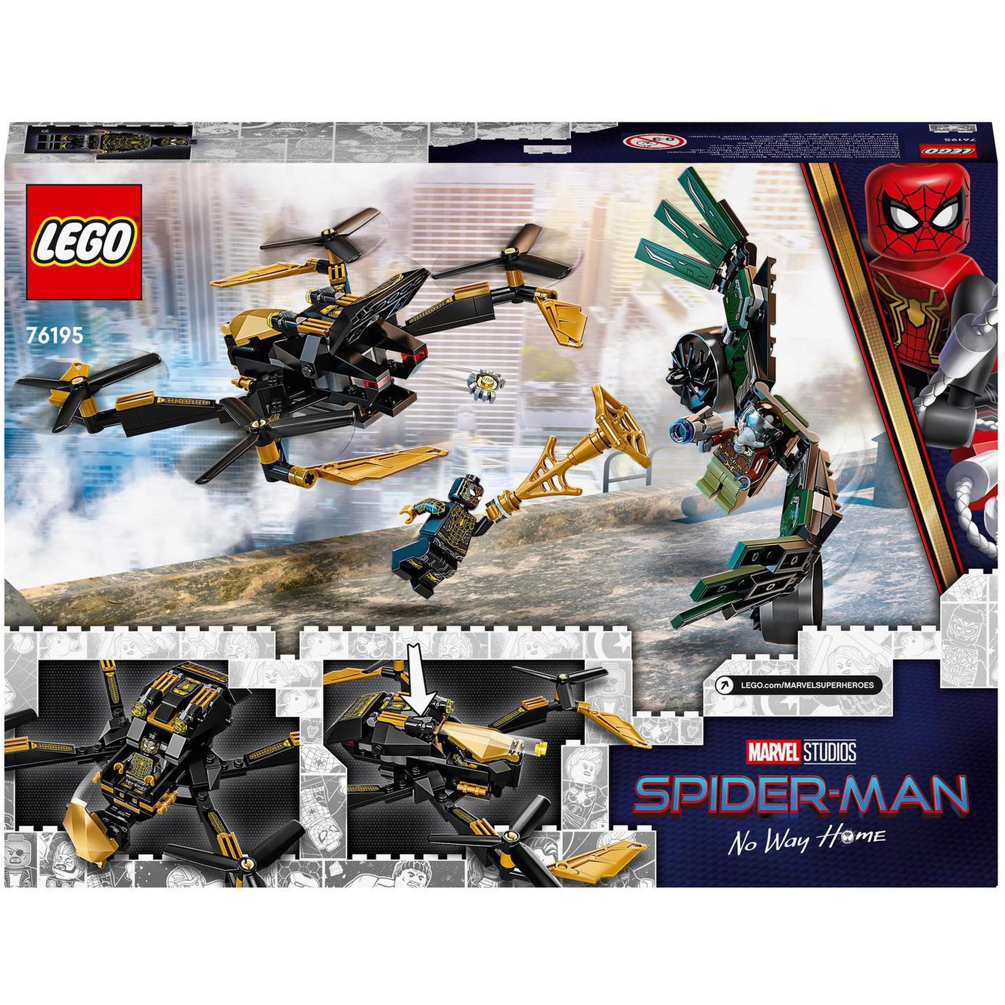 Voir la diapositive 8 : LEGO Marvel 76195 Le drone de duel de Spider-Man